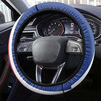 Cape Verde 2026 Football Steering Wheel Cover Blue Sharks WC Debut - Wonder Print Shop