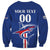 Custom Cape Verde 2026 Football Sweatshirt Blue Sharks WC Debut - Wonder Print Shop