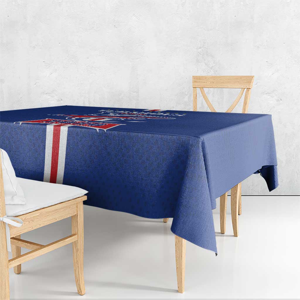 Cape Verde 2026 Football Tablecloth Blue Sharks WC Debut - Wonder Print Shop