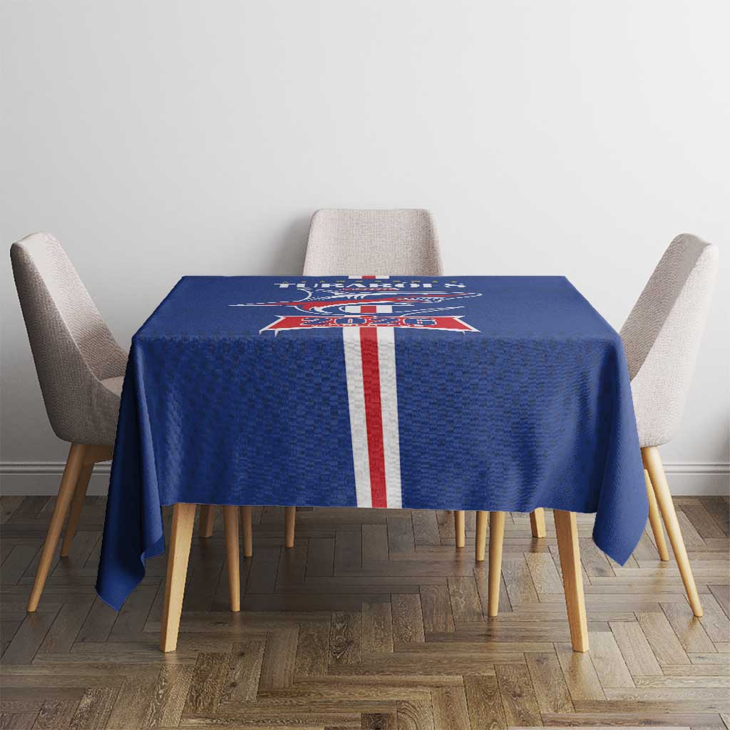 Cape Verde 2026 Football Tablecloth Blue Sharks WC Debut - Wonder Print Shop