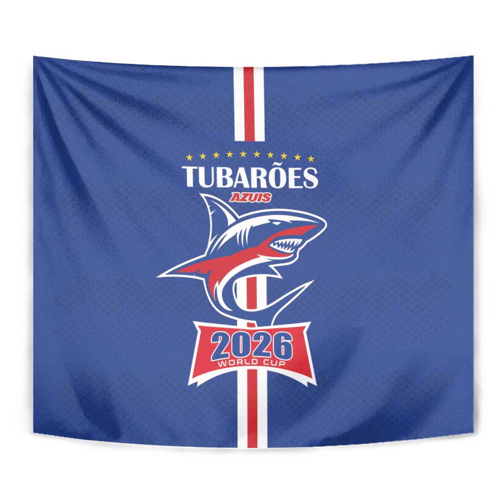Cape Verde 2026 Football Tapestry Blue Sharks WC Debut - Wonder Print Shop