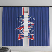 Cape Verde 2026 Football Window Curtain Blue Sharks WC Debut - Wonder Print Shop