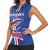 Custom Cape Verde 2026 Football Women Sleeveless Polo Shirt Blue Sharks WC Debut - Wonder Print Shop