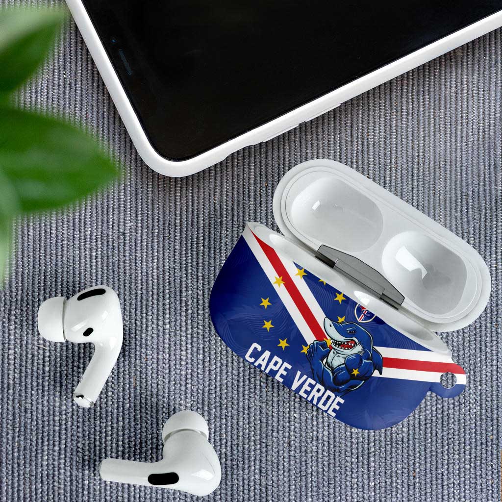 Cape Verde Football AirPods Case Tubaroes Azuis Make History - Wonder Print Shop