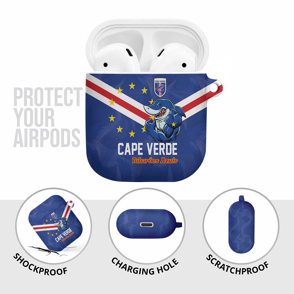 Cape Verde Football AirPods Case Tubaroes Azuis Make History - Wonder Print Shop