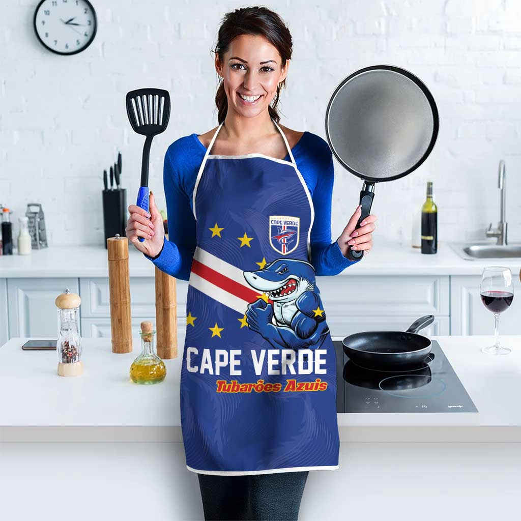 Cape Verde Football Apron Tubaroes Azuis Make History - Wonder Print Shop