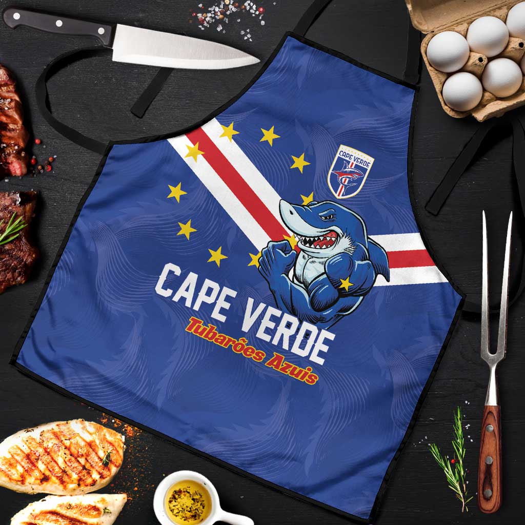Cape Verde Football Apron Tubaroes Azuis Make History - Wonder Print Shop