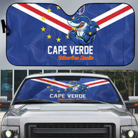 Cape Verde Football Auto Sun Shade Tubaroes Azuis Make History - Wonder Print Shop