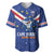 Custom Cape Verde Football Baseball Jersey Tubaroes Azuis Make History - Wonder Print Shop