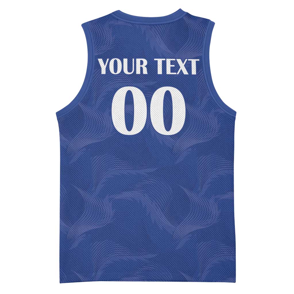 Custom Cape Verde Football Basketball Jersey Tubaroes Azuis Make History - Wonder Print Shop
