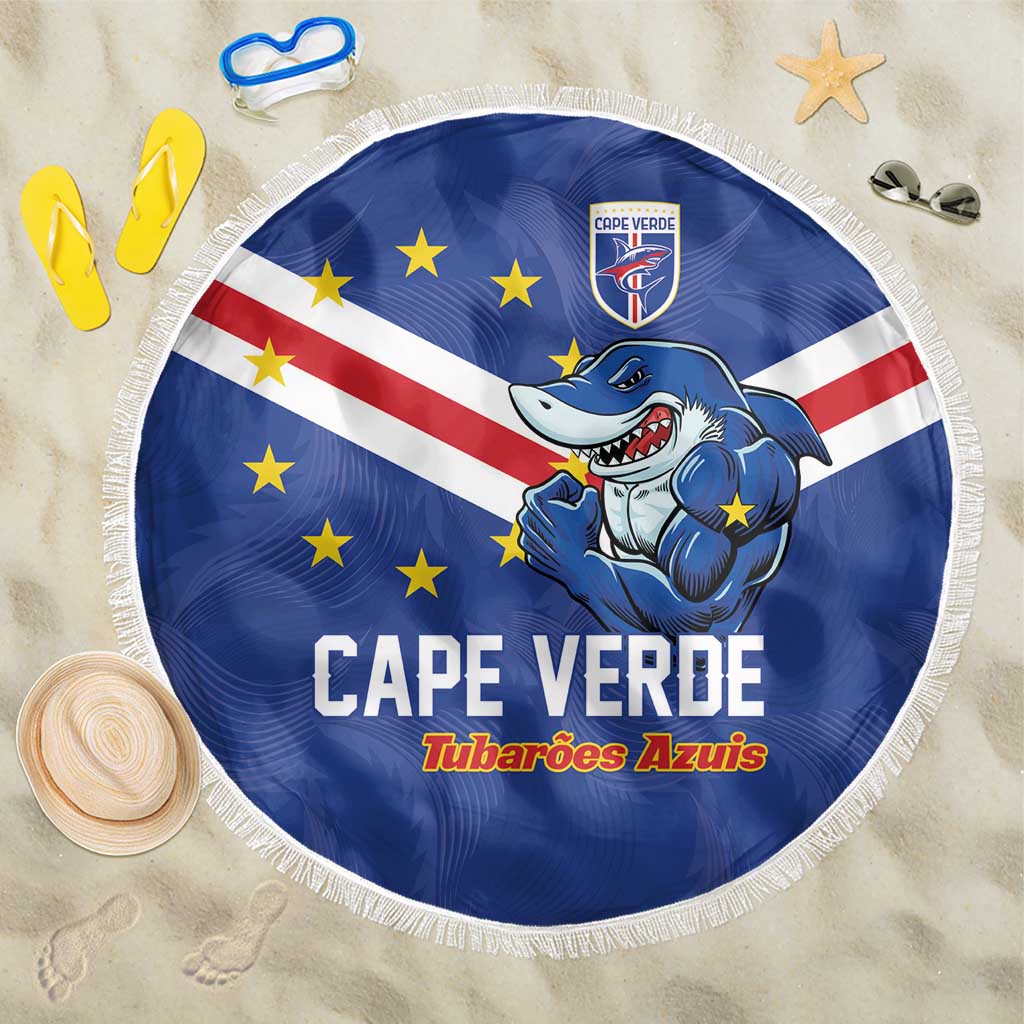 Cape Verde Football Beach Blanket Tubaroes Azuis Make History - Wonder Print Shop