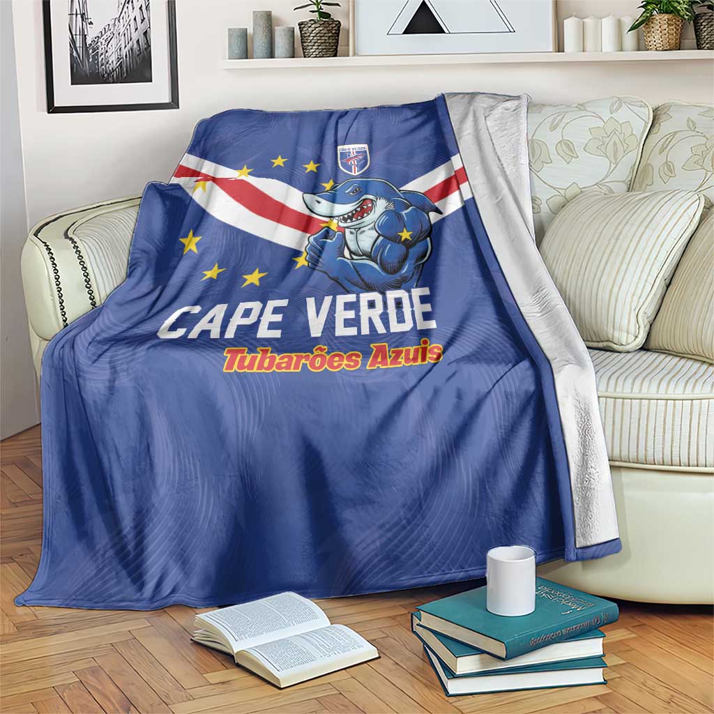 Cape Verde Football Blanket Tubaroes Azuis Make History - Wonder Print Shop