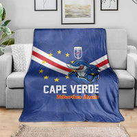 Cape Verde Football Blanket Tubaroes Azuis Make History - Wonder Print Shop