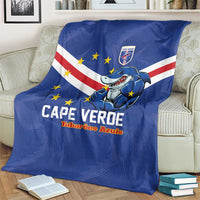 Cape Verde Football Blanket Tubaroes Azuis Make History - Wonder Print Shop