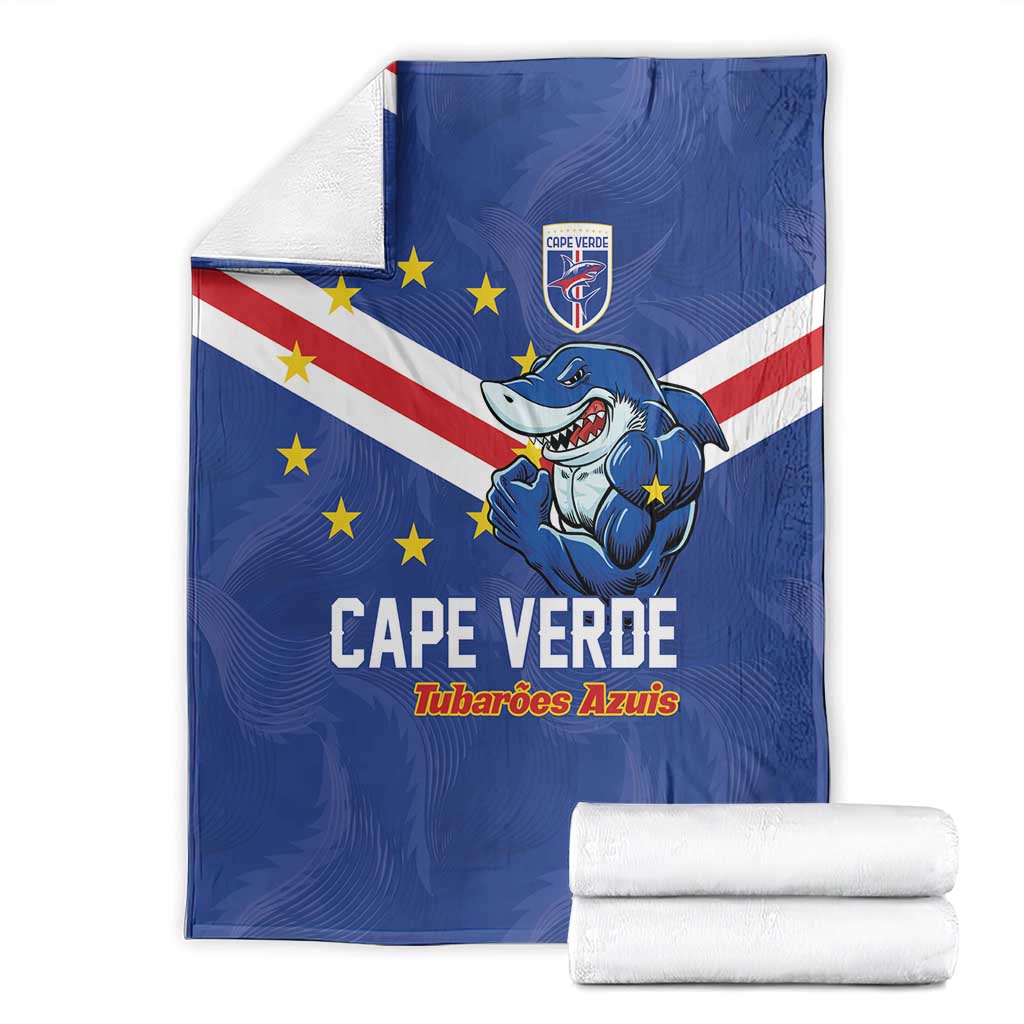 Cape Verde Football Blanket Tubaroes Azuis Make History - Wonder Print Shop