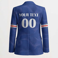 Custom Cape Verde Football Blazer Tubaroes Azuis Make History - Wonder Print Shop