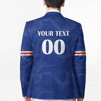 Custom Cape Verde Football Blazer Tubaroes Azuis Make History - Wonder Print Shop