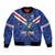 Custom Cape Verde Football Bomber Jacket Tubaroes Azuis Make History - Wonder Print Shop