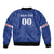Custom Cape Verde Football Bomber Jacket Tubaroes Azuis Make History - Wonder Print Shop