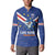 Custom Cape Verde Football Button Sweatshirt Tubaroes Azuis Make History - Wonder Print Shop