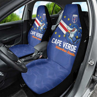 Cape Verde Football Car Seat Cover Tubaroes Azuis Make History - Wonder Print Shop