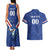 Custom Cape Verde Football Couples Matching Tank Maxi Dress and Hawaiian Shirt Tubaroes Azuis Make History - Wonder Print Shop