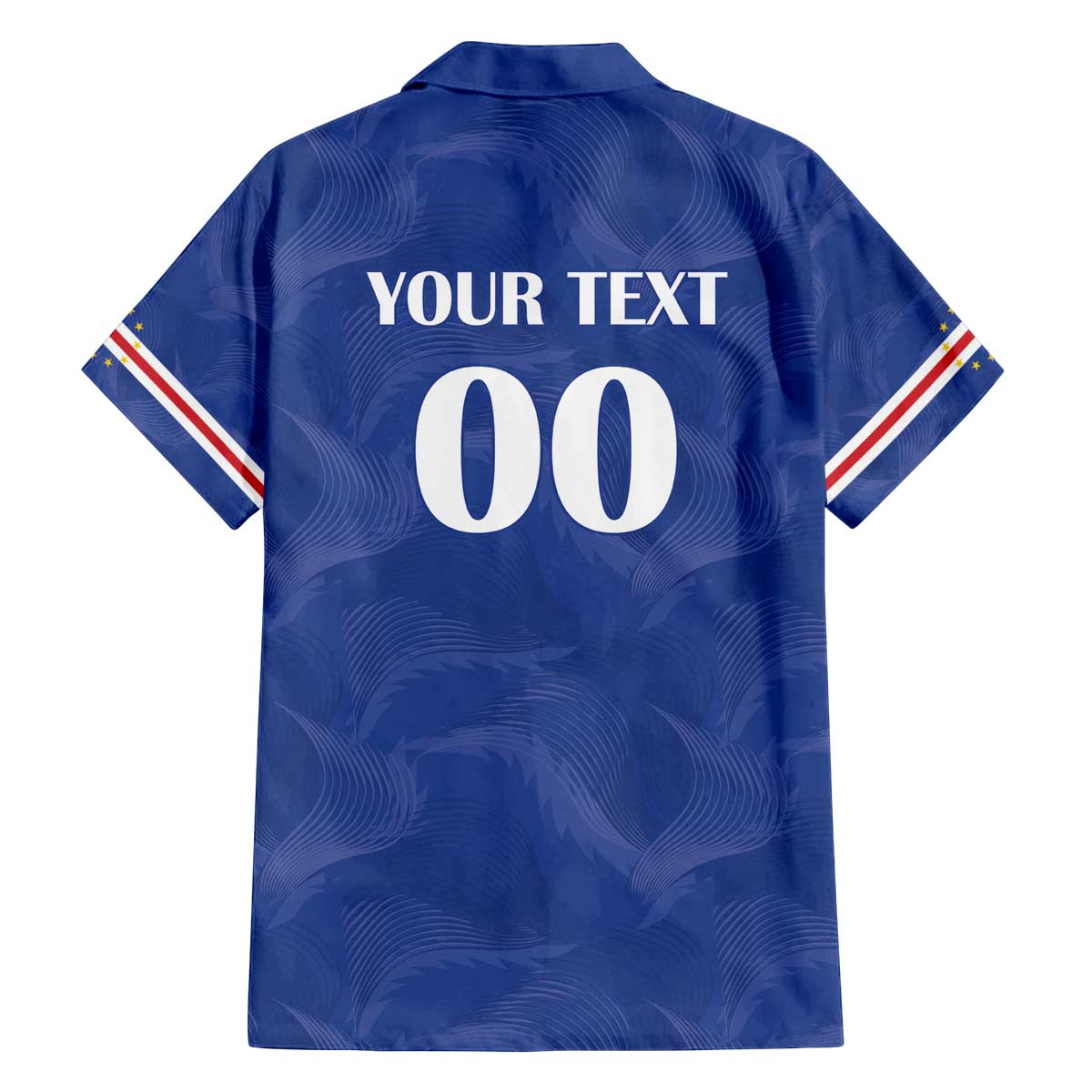 Custom Cape Verde Football Family Matching Off The Shoulder Long Sleeve Dress and Hawaiian Shirt Tubaroes Azuis Make History - Wonder Print Shop