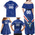 Custom Cape Verde Football Family Matching Off Shoulder Maxi Dress and Hawaiian Shirt Tubaroes Azuis Make History - Wonder Print Shop