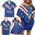 Custom Cape Verde Football Family Matching Off Shoulder Short Dress and Hawaiian Shirt Tubaroes Azuis Make History - Wonder Print Shop