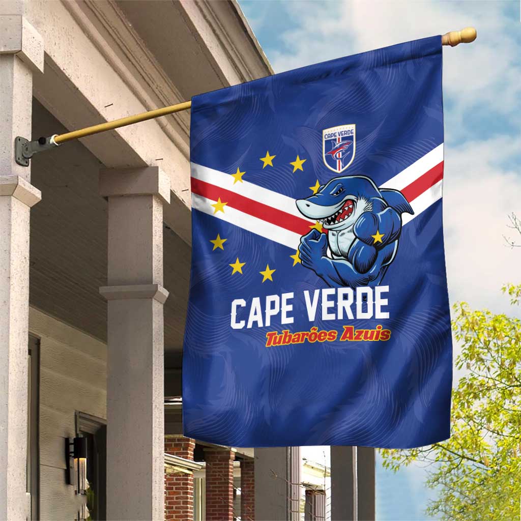 Cape Verde Football Garden Flag Tubaroes Azuis Make History - Wonder Print Shop