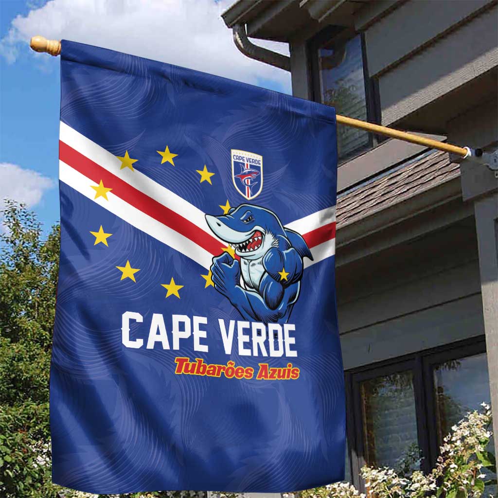 Cape Verde Football Garden Flag Tubaroes Azuis Make History - Wonder Print Shop
