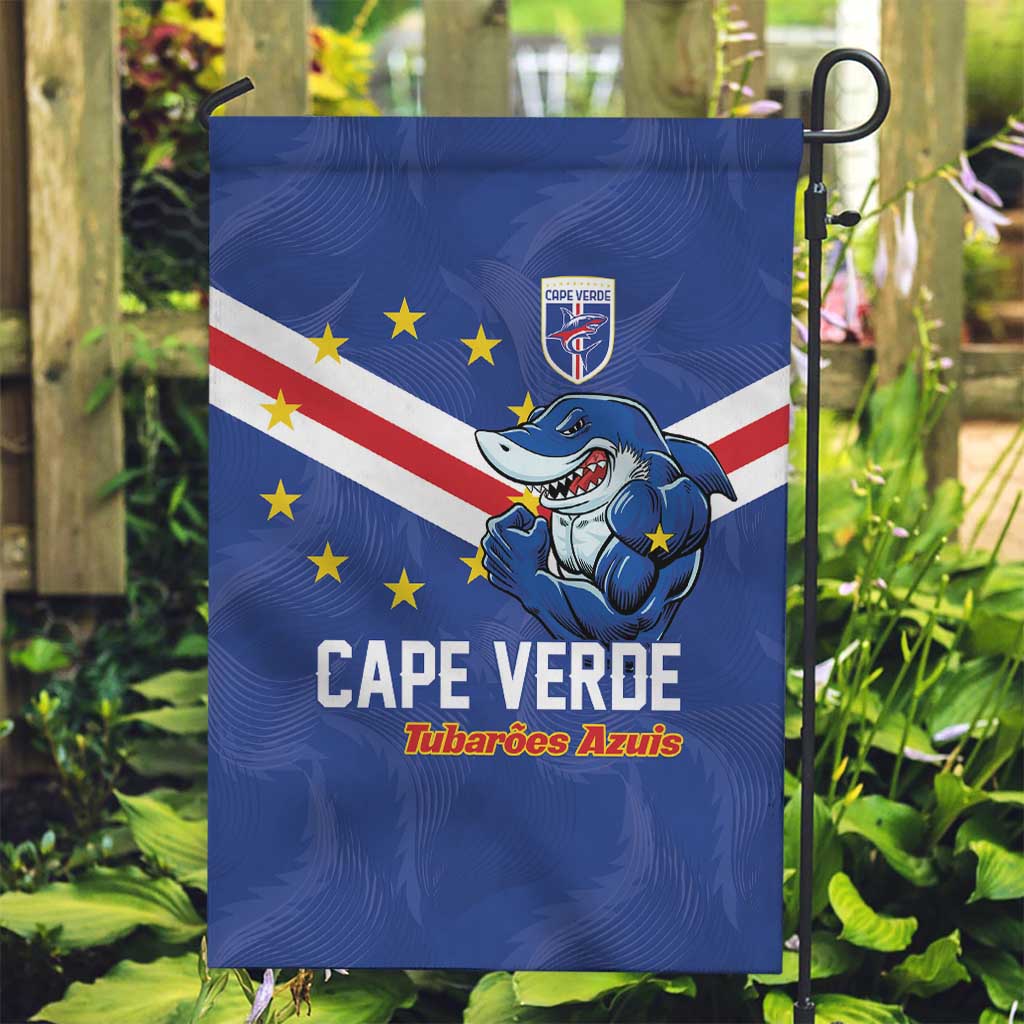 Cape Verde Football Garden Flag Tubaroes Azuis Make History - Wonder Print Shop