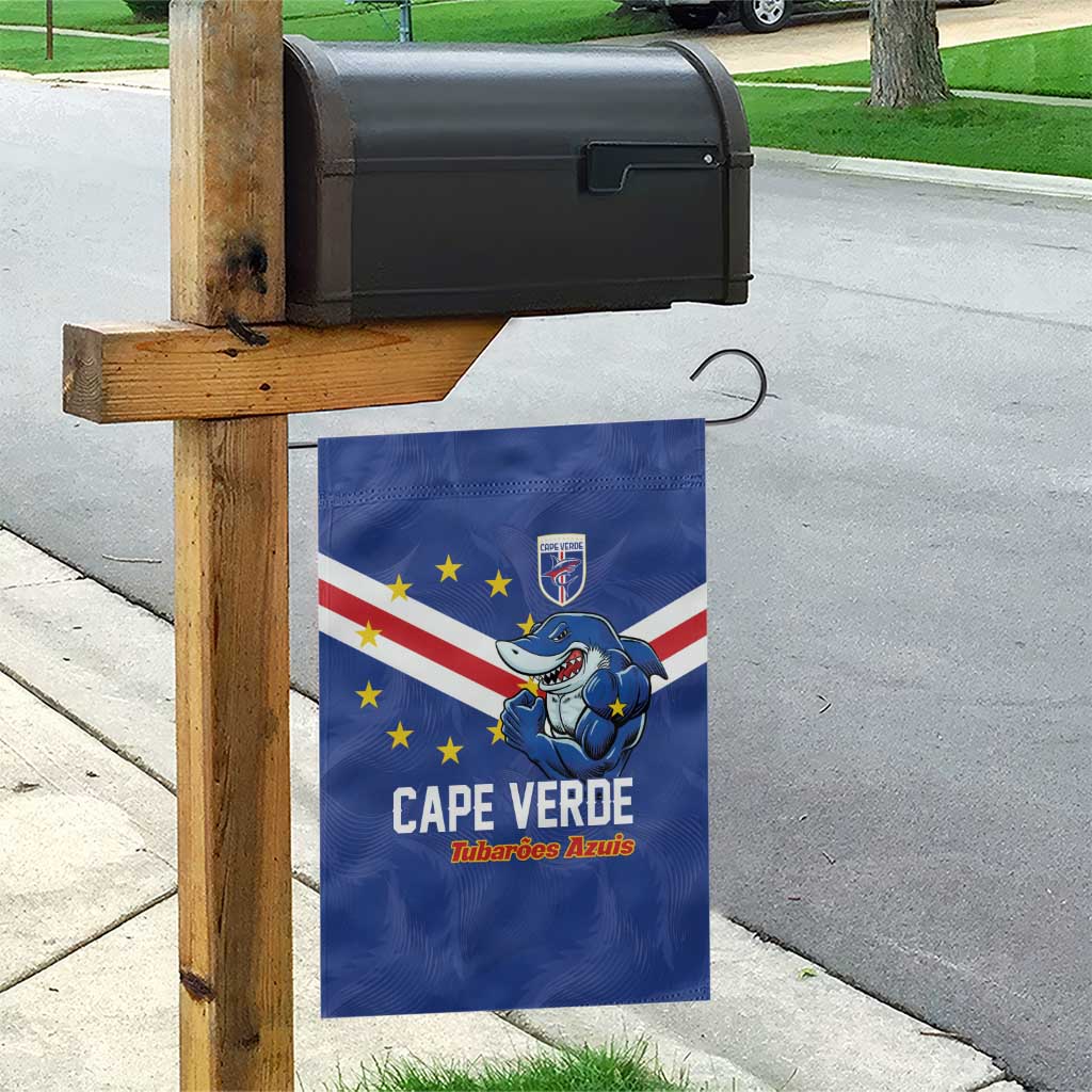 Cape Verde Football Garden Flag Tubaroes Azuis Make History - Wonder Print Shop