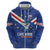 Custom Cape Verde Football Hoodie Tubaroes Azuis Make History - Wonder Print Shop