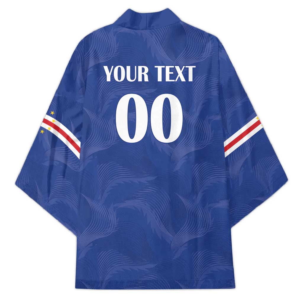Custom Cape Verde Football Kimono Tubaroes Azuis Make History - Wonder Print Shop