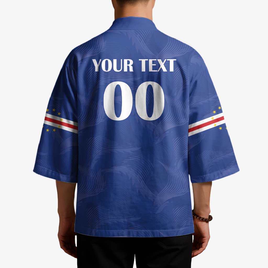 Custom Cape Verde Football Kimono Tubaroes Azuis Make History - Wonder Print Shop