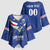 Custom Cape Verde Football Kimono Sleeve Blouse Tubaroes Azuis Make History - Wonder Print Shop