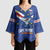 Custom Cape Verde Football Kimono Sleeve Blouse Tubaroes Azuis Make History - Wonder Print Shop