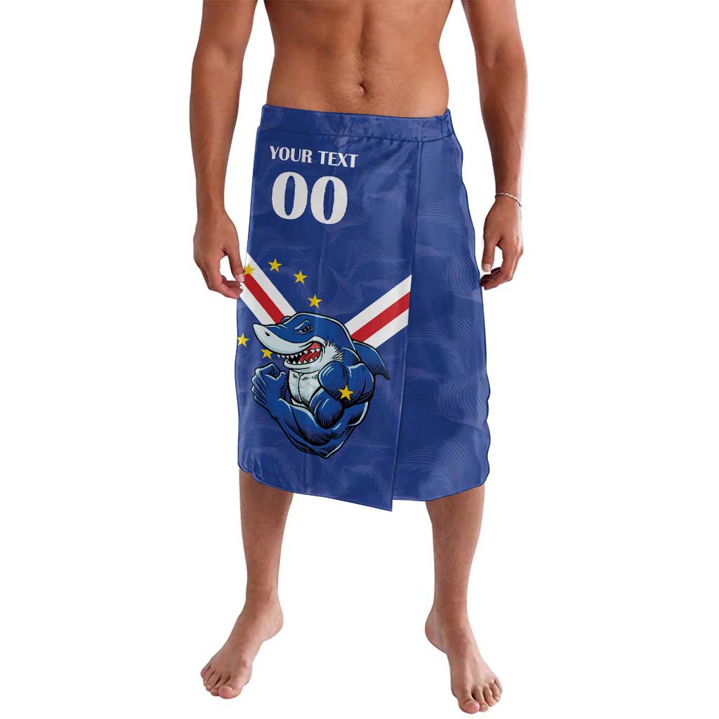 Custom Cape Verde Football Lavalava Tubaroes Azuis Make History - Wonder Print Shop