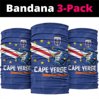 Cape Verde Football Neck Gaiter Tubaroes Azuis Make History - Wonder Print Shop