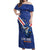 Custom Cape Verde Football Off Shoulder Maxi Dress Tubaroes Azuis Make History - Wonder Print Shop