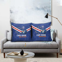 Cape Verde Football Pillow Cover Tubaroes Azuis Make History - Wonder Print Shop
