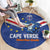 Cape Verde Football Round Carpet Tubaroes Azuis Make History - Wonder Print Shop