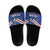 Cape Verde Football Slide Sandals Tubaroes Azuis Make History - Wonder Print Shop