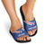 Cape Verde Football Slide Sandals Tubaroes Azuis Make History - Wonder Print Shop