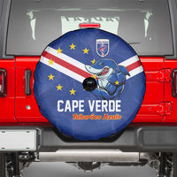 Cape Verde Football Spare Tire Cover Tubaroes Azuis Make History - Wonder Print Shop