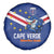 Cape Verde Football Spare Tire Cover Tubaroes Azuis Make History - Wonder Print Shop