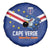 Cape Verde Football Spare Tire Cover Tubaroes Azuis Make History - Wonder Print Shop
