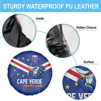 Cape Verde Football Spare Tire Cover Tubaroes Azuis Make History - Wonder Print Shop