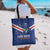 Cape Verde Football Tote Bag Tubaroes Azuis Make History - Wonder Print Shop